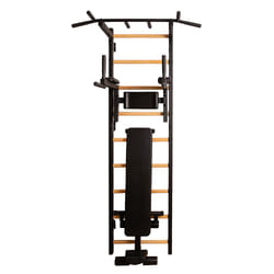 BenchK 723B barre de traction avec extenseurs 150 kg Noir, Blanc Mur