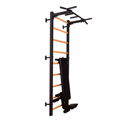 BenchK 723B barre de traction avec extenseurs 150 kg Noir, Blanc Mur