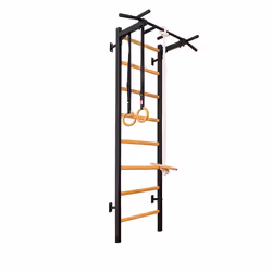 BenchK 221B + A076, 150 kg, Mur, Noir, Bois, Acier, Bois, 670 mm, 2300 mm