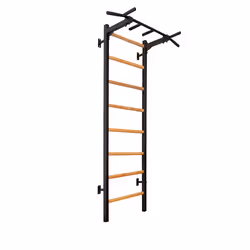 BenchK 221B, 150 kg, Mur, Noir, Acier, Bois, 670 mm, 2300 mm