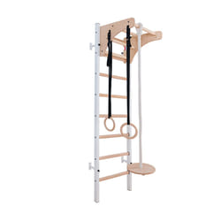 BenchK BENCHK-211W-A204 barre de traction avec extenseurs 120 kg Blanc Mur