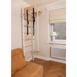BenchK BENCHK-211W-A204 barre de traction avec extenseurs 120 kg Blanc Mur