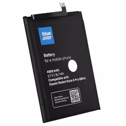 Batterie de remplacement - BLUESTAR - BM4J - 4500mAh - Compatible Xiaomi Redmi Note 8 Pro - Noir