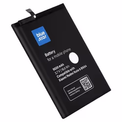 Batterie de remplacement - BLUESTAR - BN54 - 5020mAh - Compatible Xiaomi Redmi Note 9 - Noir