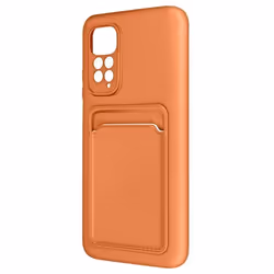 Coque de protection - Forcell - Xiaomi Redmi Note 11/11s - Silicone souple - Porte-carte - Rose Gold