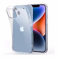 Coque silicone Freaks And Geeks pour iPhone 14 Plus Transparent