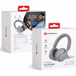 Casque - Forcell - F-AUDIO - Sans fil - ANC - Gris - 28h autonomie