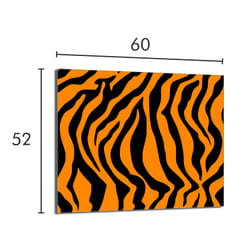 Plaque De Protection En Verre Pour Le Poêle 60x52 Tiger