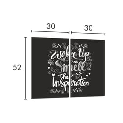 Plaque De Protection En Verre Pour Poêle 2x30x52 Noir