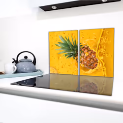 Protection De Plaque De Cuisson En Verre 2x40x52 Ananas - Vue supplémentaire 2