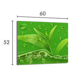 Protection De Plaque De Cuisson En Verre 60x52 Feuilles