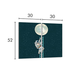Plaque De Protection En Verre Pour Le Poêle 2x30x52 Moon