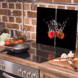 Protection De Cuisinière En Verre 2x30x52 Fraises - Vue supplémentaire 2