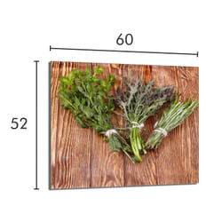 Protection De Cuisinière En Verre 60x52 Romarin