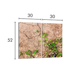 Protection De Plaque De Cuisson En Verre 2x30x52 Plantes
