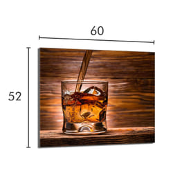 Protection De Cuisinière En Verre 60x52 Whisky