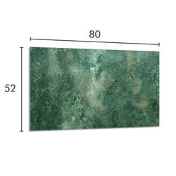 Protection De Plaque De Cuisson En Verre 80x52 Turquoise