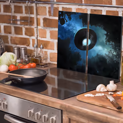 Plaque De Protection En Verre Pour Poêle 2x30x52 Ufo - Vue supplémentaire 2