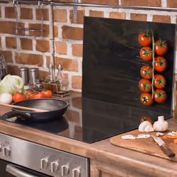 Plaque De Protection En Verre Pour Poêle 60x52 Tomate - Vue supplémentaire 2