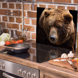 Protection De Cuisinière En Verre 60x52 Ours En Peluche - Vue supplémentaire 2