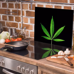 Plaque De Protection En Verre Pour Poêle 60x52 Leaf - Vue supplémentaire 2