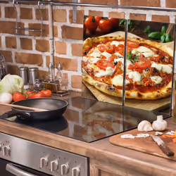 Plaque De Protection En Verre Pour La Cuisinière 2x30x52 Pizza - Vue supplémentaire 2