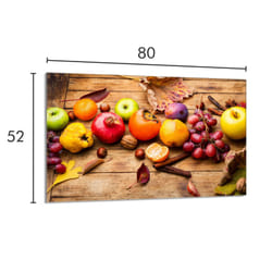 Protection De Cuisinière En Verre 80x52 Fruit
