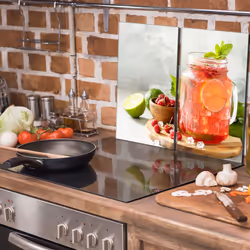 Plaque De Protection En Verre Pour Le Poêle 2x30x52 Drink - Vue supplémentaire 2