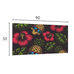 Protection De Plaque De Cuisson En Verre 90x52 Ananas