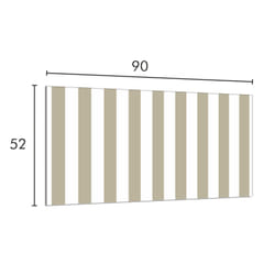 Protection De Plaque De Cuisson En Verre 90x52 Rayures