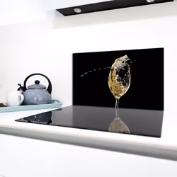 Protection De Cuisinière En Verre 90x52 Vin - Vue supplémentaire 2