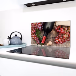 Protection De Cuisinière En Verre 90x52 Vin - Vue supplémentaire 2