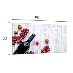 Protection De Plaque De Cuisson En Verre 90x52 Raisin