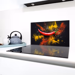 Protection De Plaque De Cuisson En Verre 90x52 Chilli - Vue supplémentaire 2