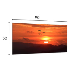 Plaque De Protection En Verre Pour Poêle 90x52 Sun