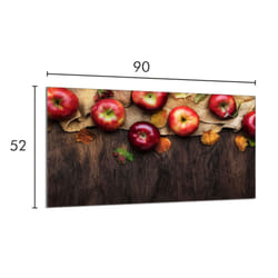 Protection De Cuisinière En Verre 90x52 Pommes