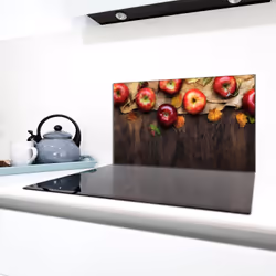 Protection De Cuisinière En Verre 90x52 Pommes - Vue supplémentaire 2