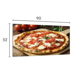 Plaque De Protection En Verre Pour La Cuisinière 90x52 Pizza