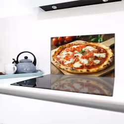 Plaque De Protection En Verre Pour La Cuisinière 90x52 Pizza - Vue supplémentaire 2