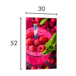 Planche À Découper En Verre 30x52 Framboises
