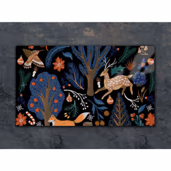 Planche À Découper En Verre 52x30 Animaux - Vue supplémentaire 2