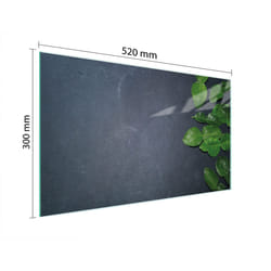 Planche À Découper En Verre 52x30 Ardoise