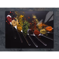Planche À Découper En Verre 52x40 Épices - Vue supplémentaire 2