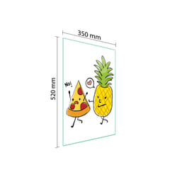 Planche À Découper En Verre 35x52 Alimentaire