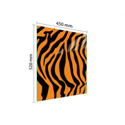 Planche À Découper En Verre 45x52 Tigre