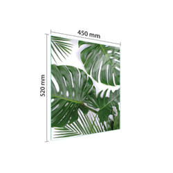 Planche À Découper En Verre 45x52 Monstera
