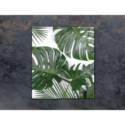 Planche À Découper En Verre 45x52 Monstera - Vue supplémentaire 2
