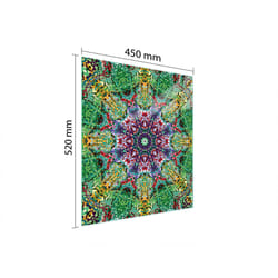 Planche À Découper En Verre 45x52 Motif