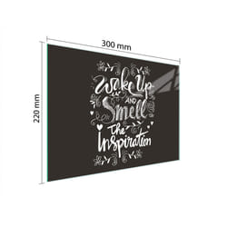 Planche À Découper En Verre 30x22 Noire