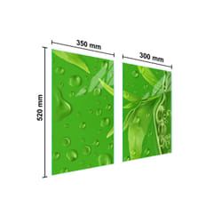 Plaque De Protection En Verre Pour Cuisine 65x52 Feuilles